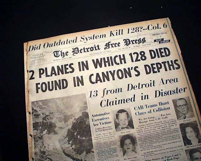 Grand Canyon Plane Crash 1956