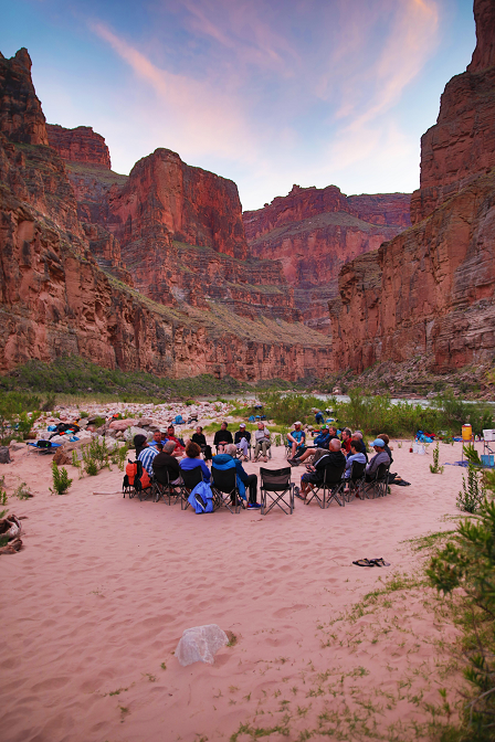 Grand Canyon River Trip Chair Circle