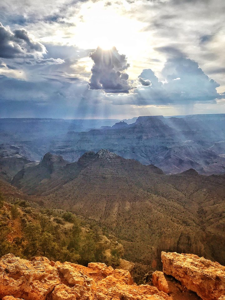Grand Canyon Monsoon Sun Rays