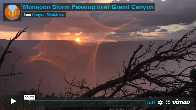 Grand Canyon Monsoon Video