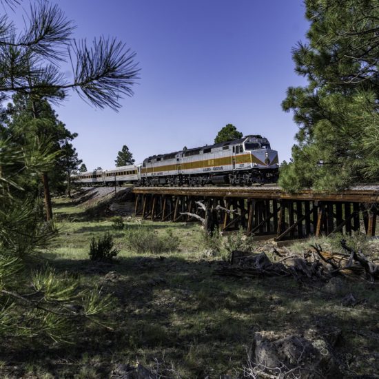 Grand Canyon Railway Train and Bridge