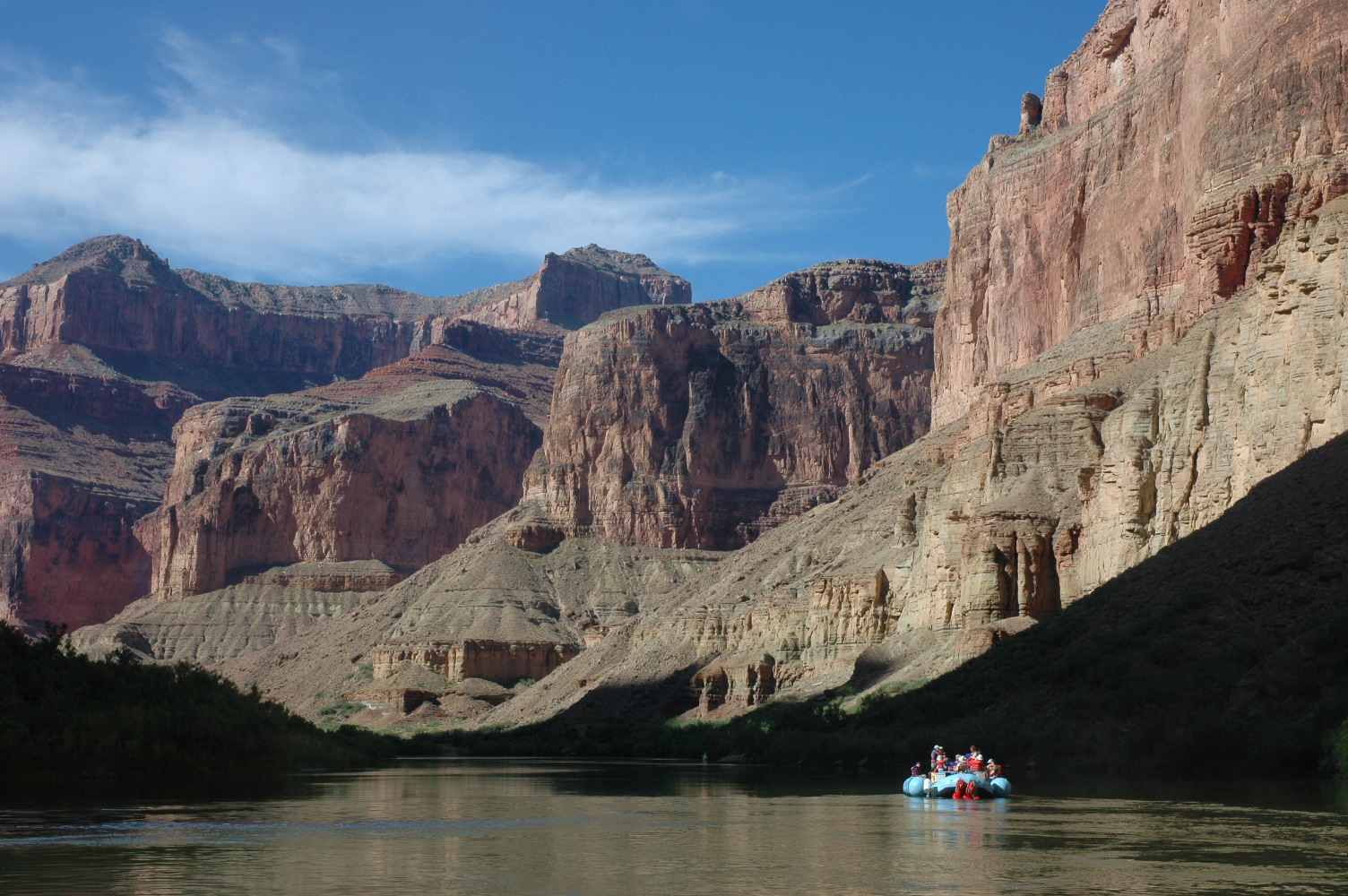 Grand Canyon river raft 2007