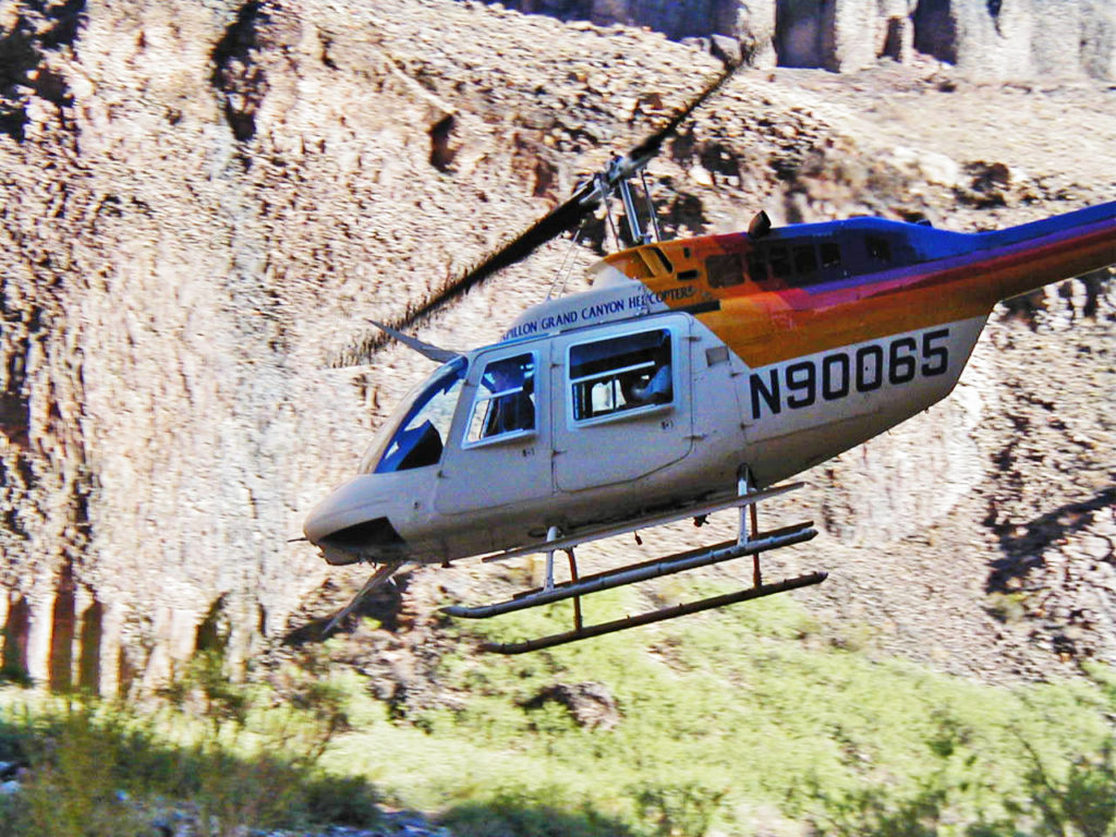 Papillion Helicopter at Whitmore Helipad Grand Canyon