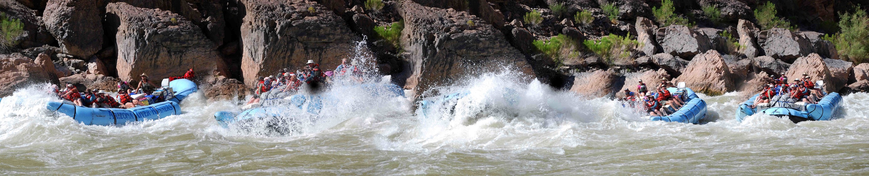 Grand Canyon Colorado River Raft Sequence
