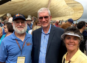 Tom & Paula Vail with Ken Ham at the Ark Encounter