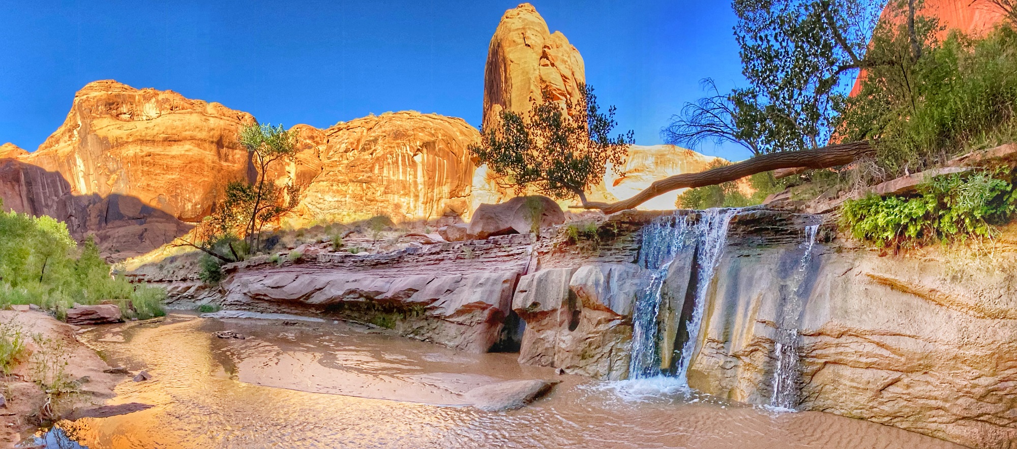 Coyote Gulch Waterfall and Pool