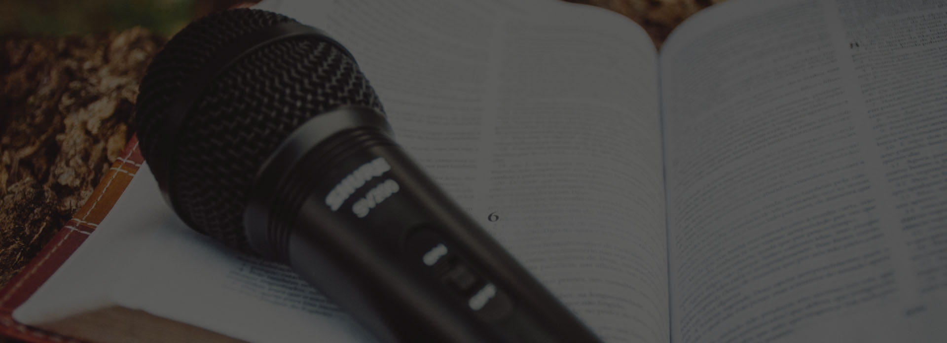Bible-and-Microphone-with-Tree-Header Dark