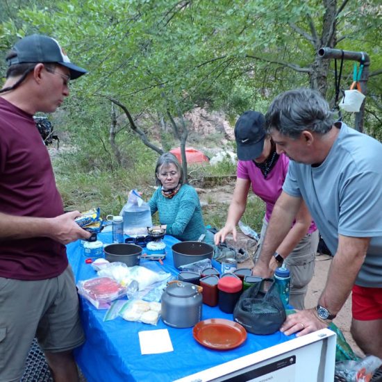 Cooking in the Grand Canyon
