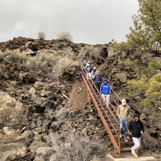 Sunset Crater Lava Flow Tral Stairs