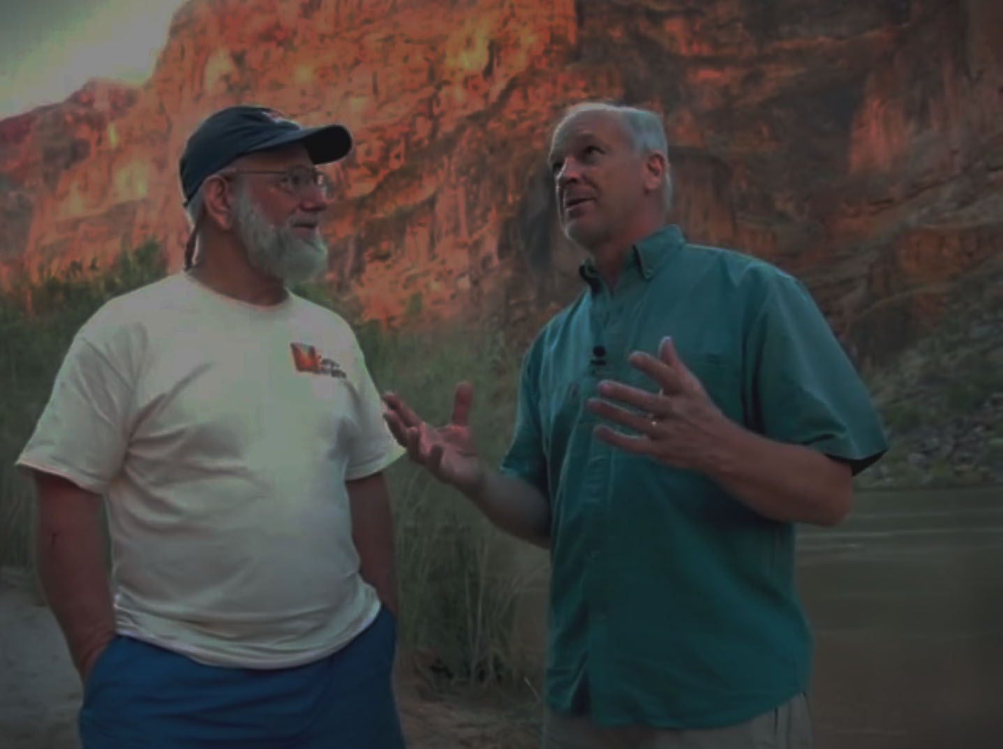 Del Tackett and Tom Vail in Grand Canyon Contrast